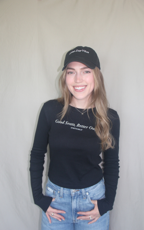 SPRTSGRLS Signature Ball Cap Black
