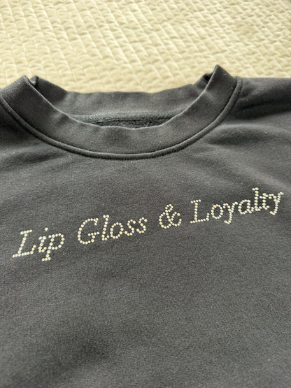 Signature Cropped Crew Sweatshirt