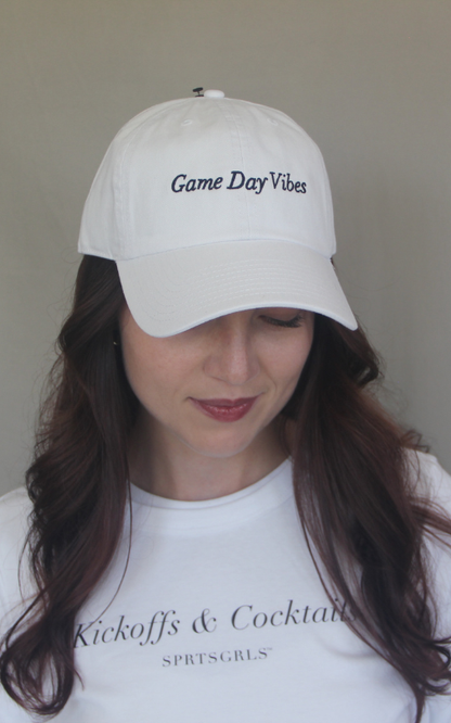 SPRTSGRLS Signature Ball Cap White