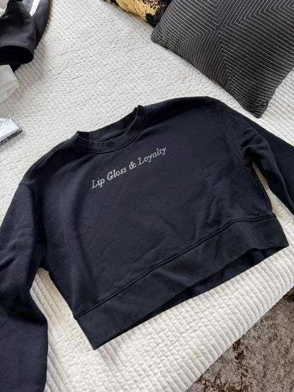 Signature Cropped Crew Sweatshirt