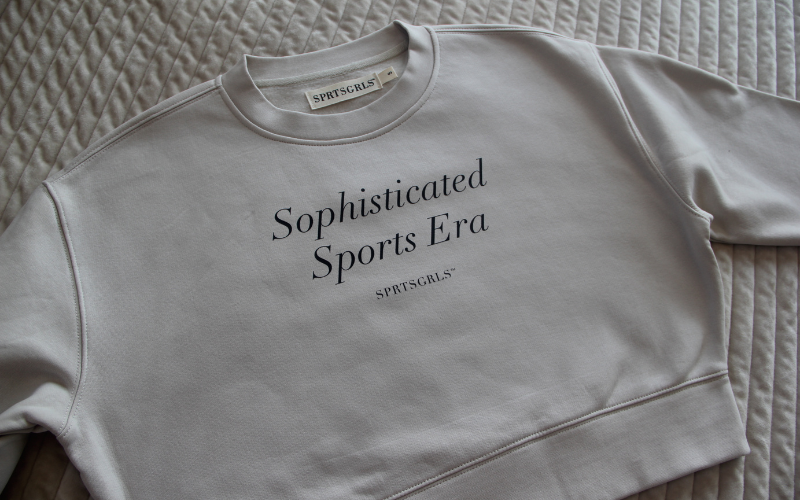 Signature Cropped Crew Sweatshirt