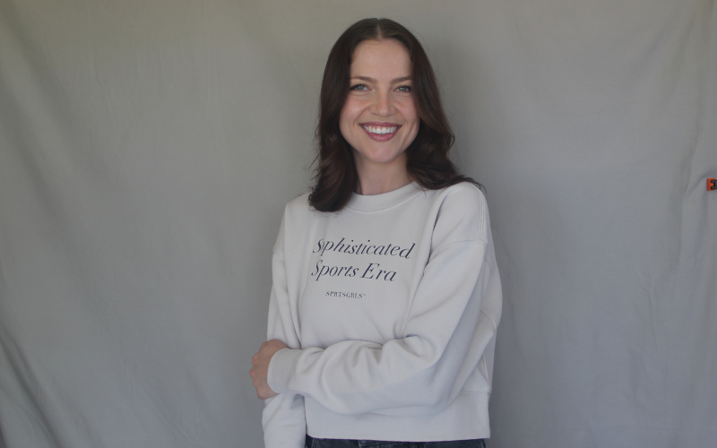 Signature Cropped Crew Sweatshirt