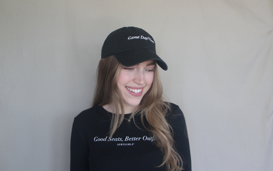 SPRTSGRLS Signature Ball Cap Black